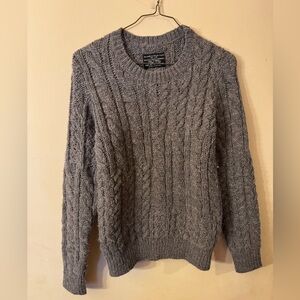 Allsaints Lander Cable-knit Crewneck Sweater, X-Small